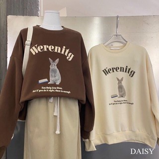 Áo sweater nữ in họa tiết độc đáo Daisy mã AJS8618