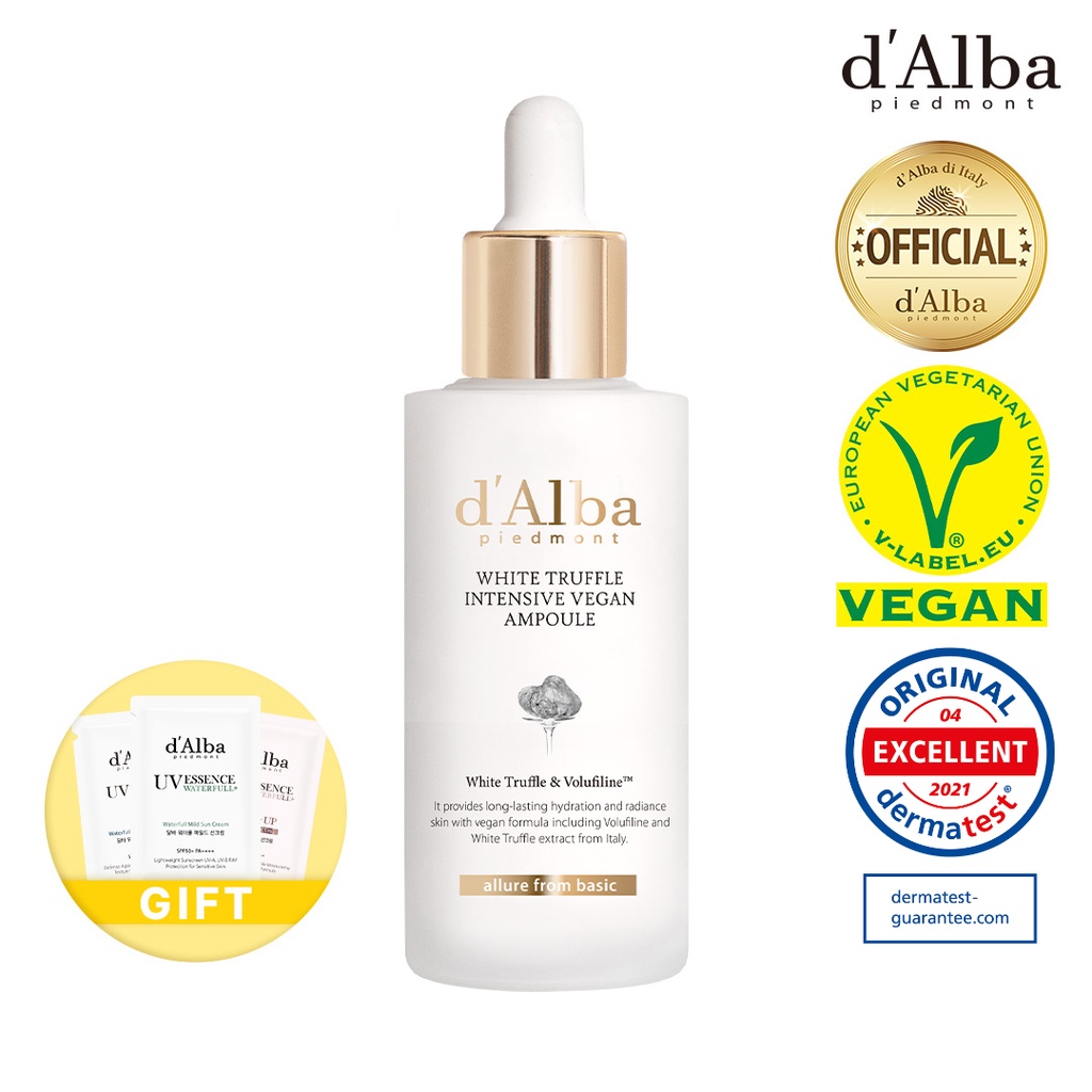 Tinh chất dưỡng da chuyên sâu thuần chay White Truffle Intensive Vegan Ampoule 50ml