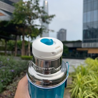 [Chính hãng] Bình Giữ Nhiệt Starbucks Gradient Retro Blue 355ml