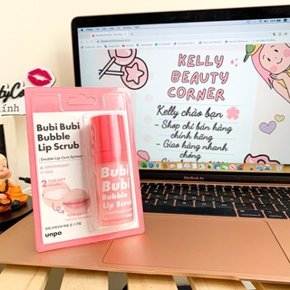 Tẩy tế bào chết sủi bọt cho môi Unpa Bubi Bubi Bubble Lip Scrub 10ml