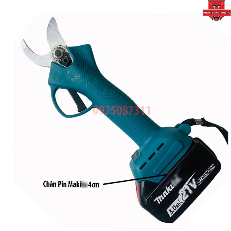 Máy Bấm Cành Cây,Máy cắt tỉa cành, kéo cắt cây dùng pin sạc, động cơ không chổi than siêu khỏe cho nghề làm vườn cây cản