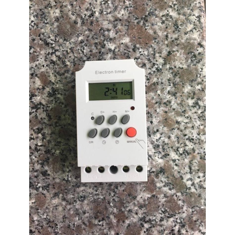 Đồng hồ hẹn giờ KG316 hẹn giờ tưới cây tự động, bật tắt đèn, máy bơm