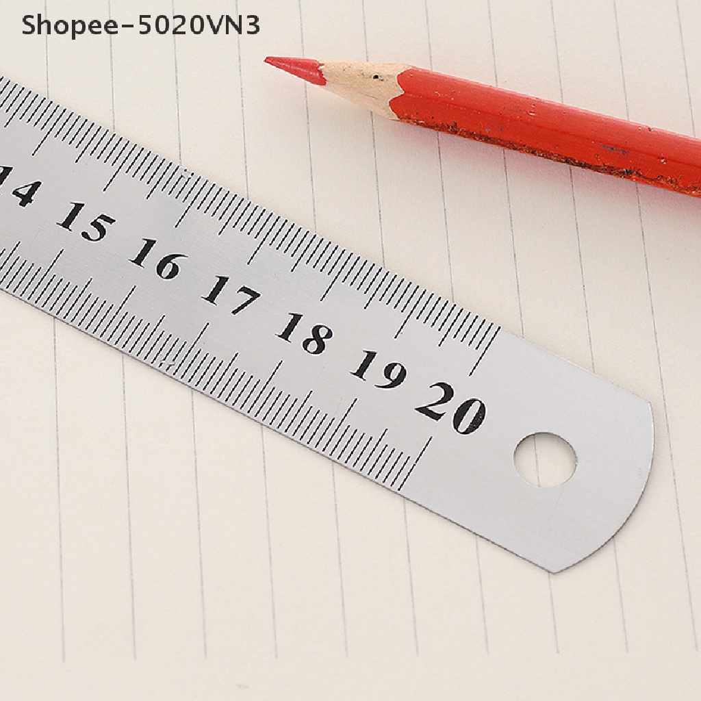 Thước Đo Bằng Thép Không Gỉ 15-30cm Hai Mặt Tiện Dụng