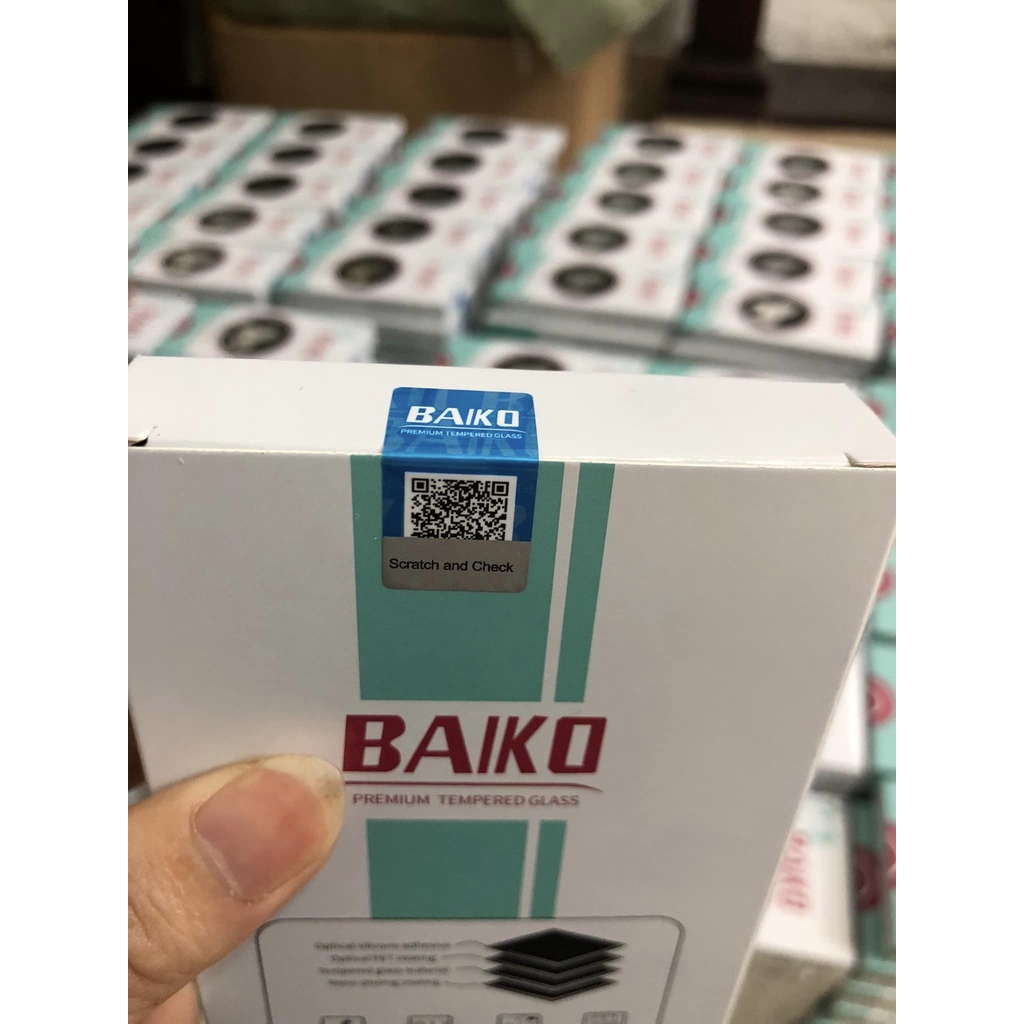 Kính cường lực Baiko chính hãng full màn OPPO Reno 8/ 8 Pro / Reno 7/ 7 5G/ Reno 6/ Reno 5/ 5G/ Reno 2F