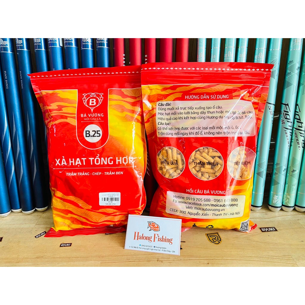 Mồi câu cá bá vương chuyên rô phi, chép, trôi, trắm,....bao bì mới và cũ
