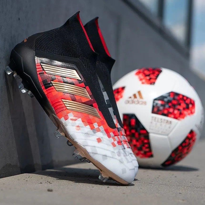 Giày Đá Bóng predator 18 x Pogba FG Giày đá banh_Rẻ Bền Đẹp_Đã May Full Toàn Bộ Đế