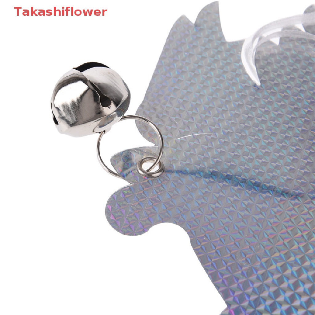 1 Con Cú Giả Phản Quang Đuổi Chim Kèm Chuông Treo Trang Trí