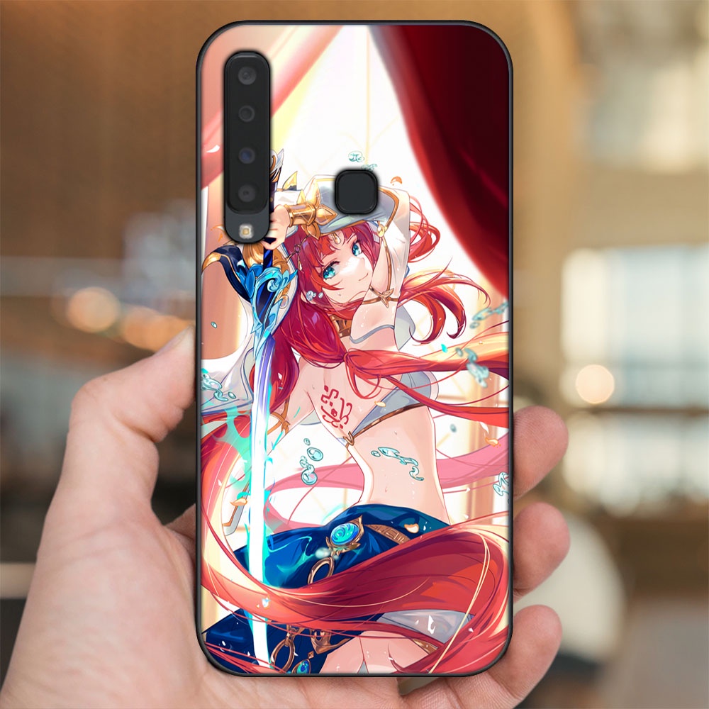 Ốp lưng Samsung A9 2018 viền đen in hình Nilou Genshin Impact