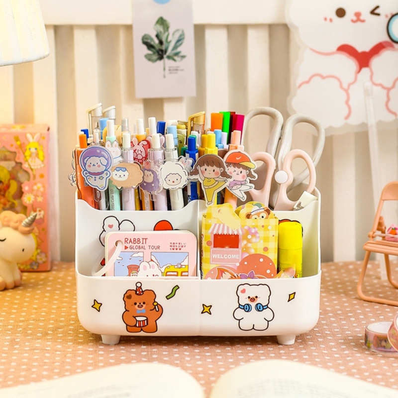 Giá Đỡ Đồ Dùng Để Bàn Đa Năng 5 Ngăn Tiện Dụng Cho Văn Phòng