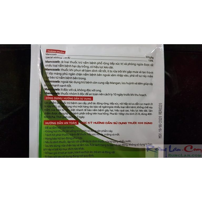 Mancozeb xanh diệt sạch nấm