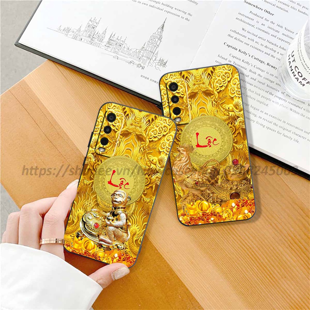 Ốp Vivo Y20 / Y20s / Y12s / Y51S in hình 12 Con Giáp Tài Lộc 3D