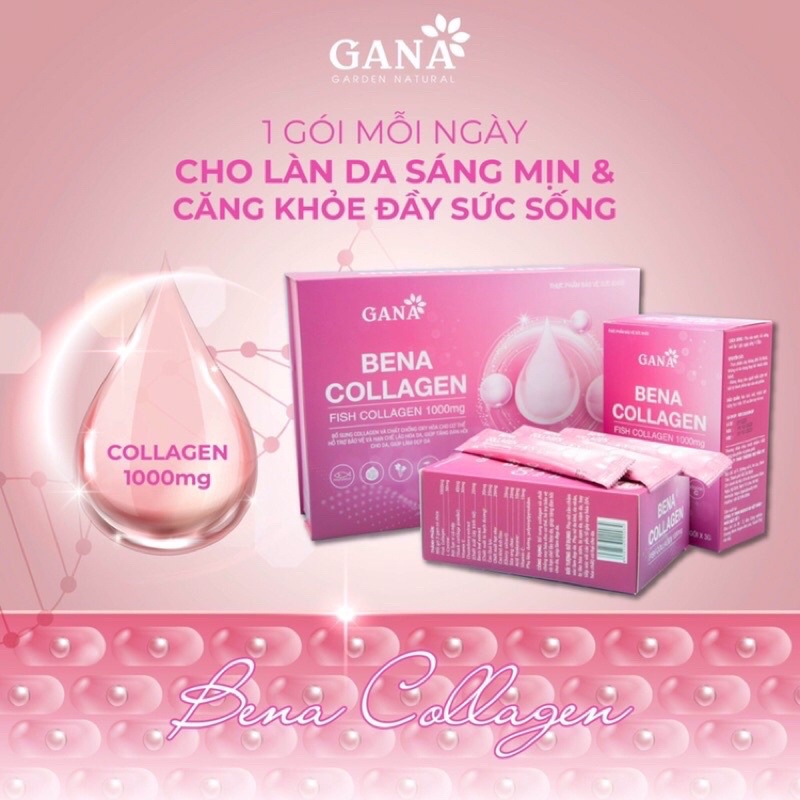 BENA COLLAGEN 30 GÓI CAM KẾT CHÍNH HÃNG CHUẨN