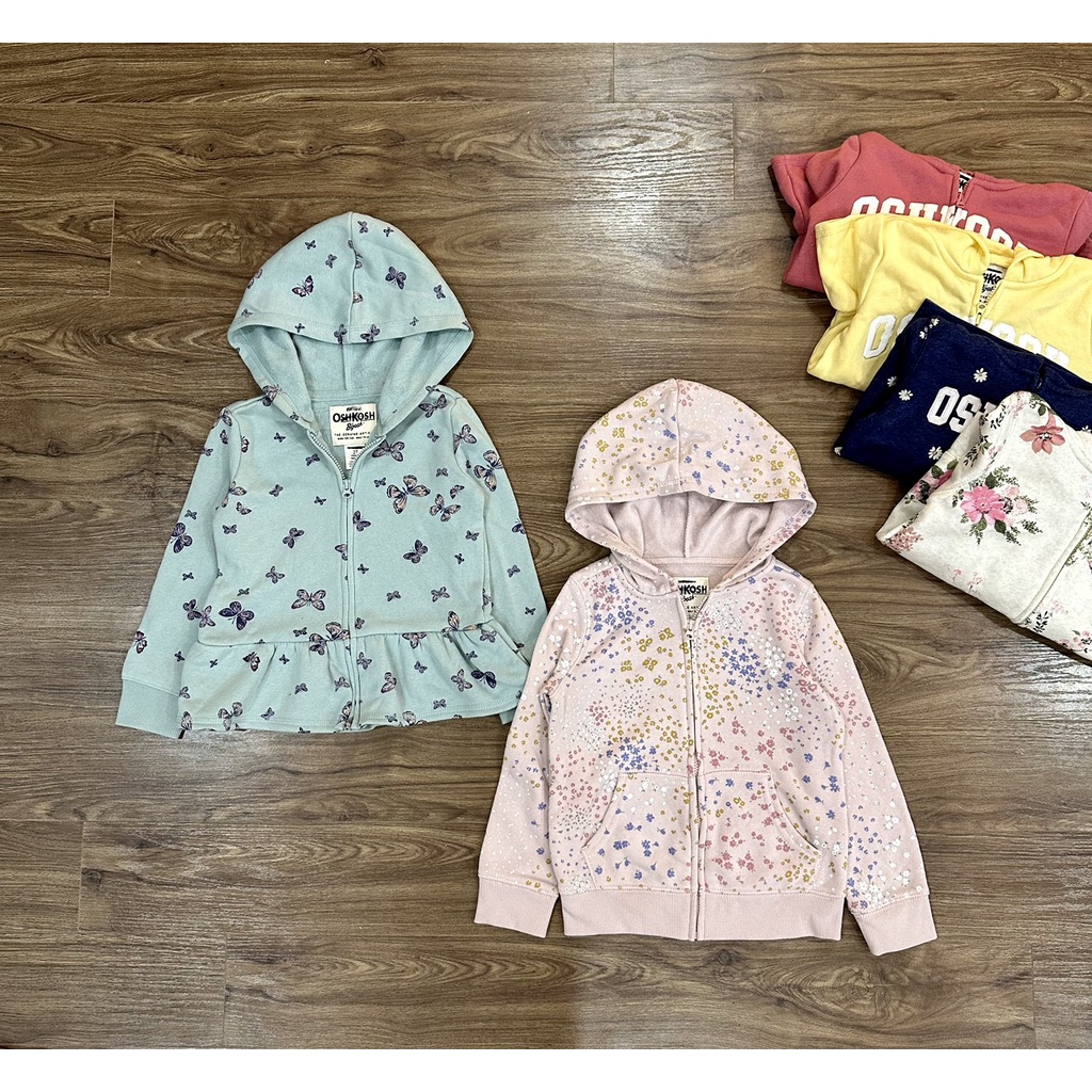 ÁO KHOÁC NỈ BÔNG MỎNG BÉ GÁI DƯ XỊN