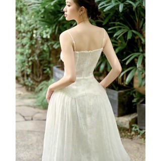 ĐẦM MIDI HAI DÂY CÚP NGỰC