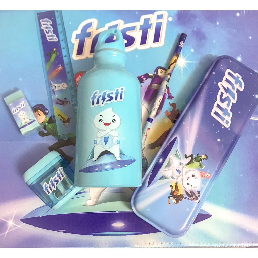 Bộ 6 Món Dụng Cụ Học Tập Fristi Cho Bé Làm Từ Các Thành Phần Lành Tính An Toàn Cho Trẻ