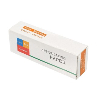 Giấy cắn nha khoa,giấy thử khớp cắn xanh và đỏ, giấy than nha khoa chỉnh khớp cắn nha khoa,hộp 12 tệp.