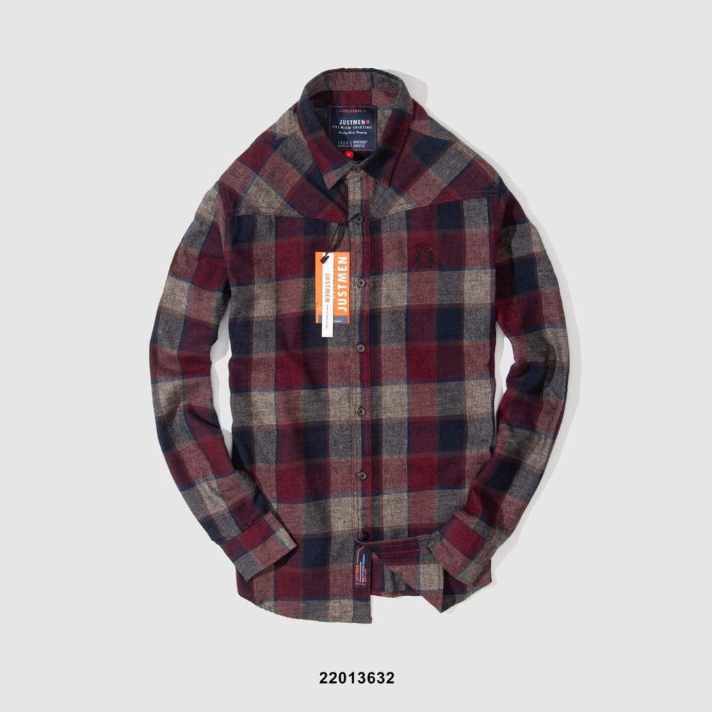 Áo Somi Tay Dài Caro Nam JM, Flanet Sang Trọng , Nhiều Màu Đẹp