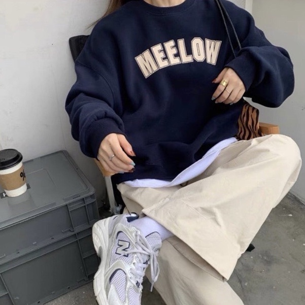 Áo Sweater nỉ bông mặc đôi unisex, Áo nỉ nam nữ SWT form rộng ulzzang kiểu hàn ladyquangchau