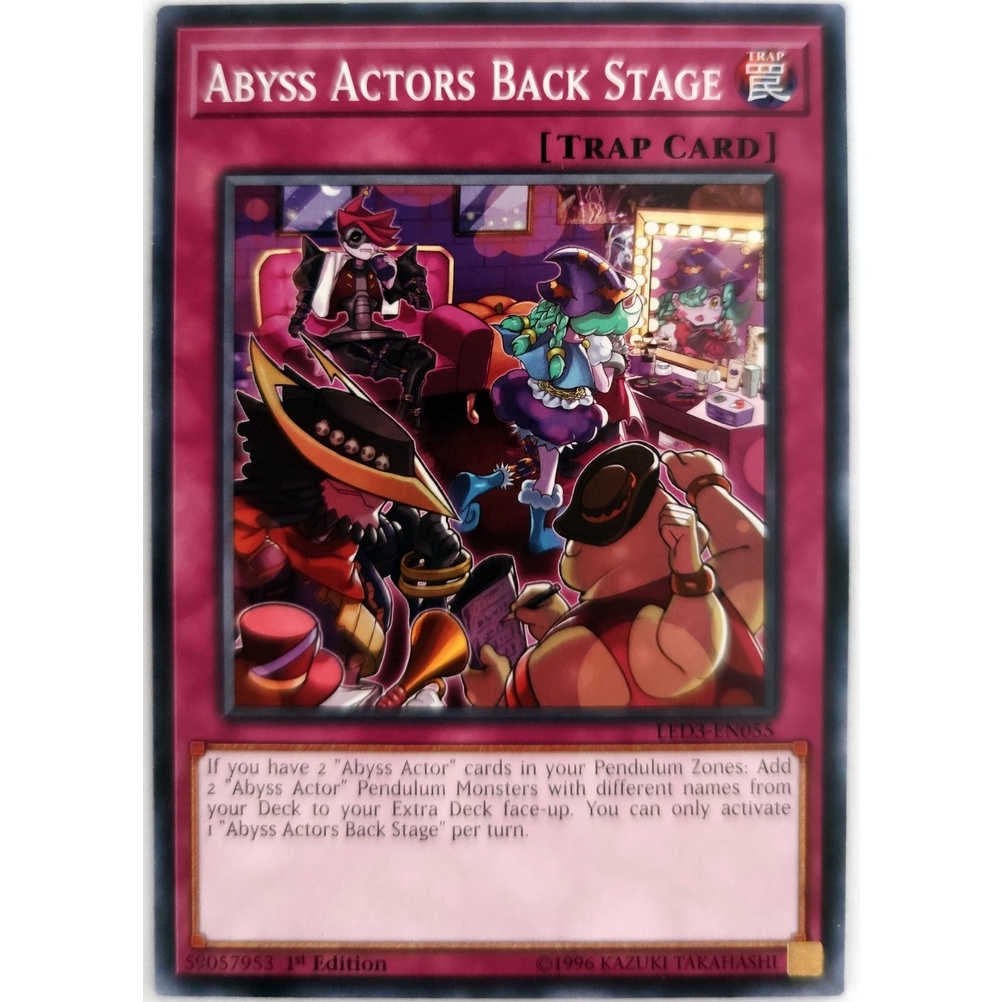 [Thẻ Yugioh] Abyss Actors Back Stage |EN| Common