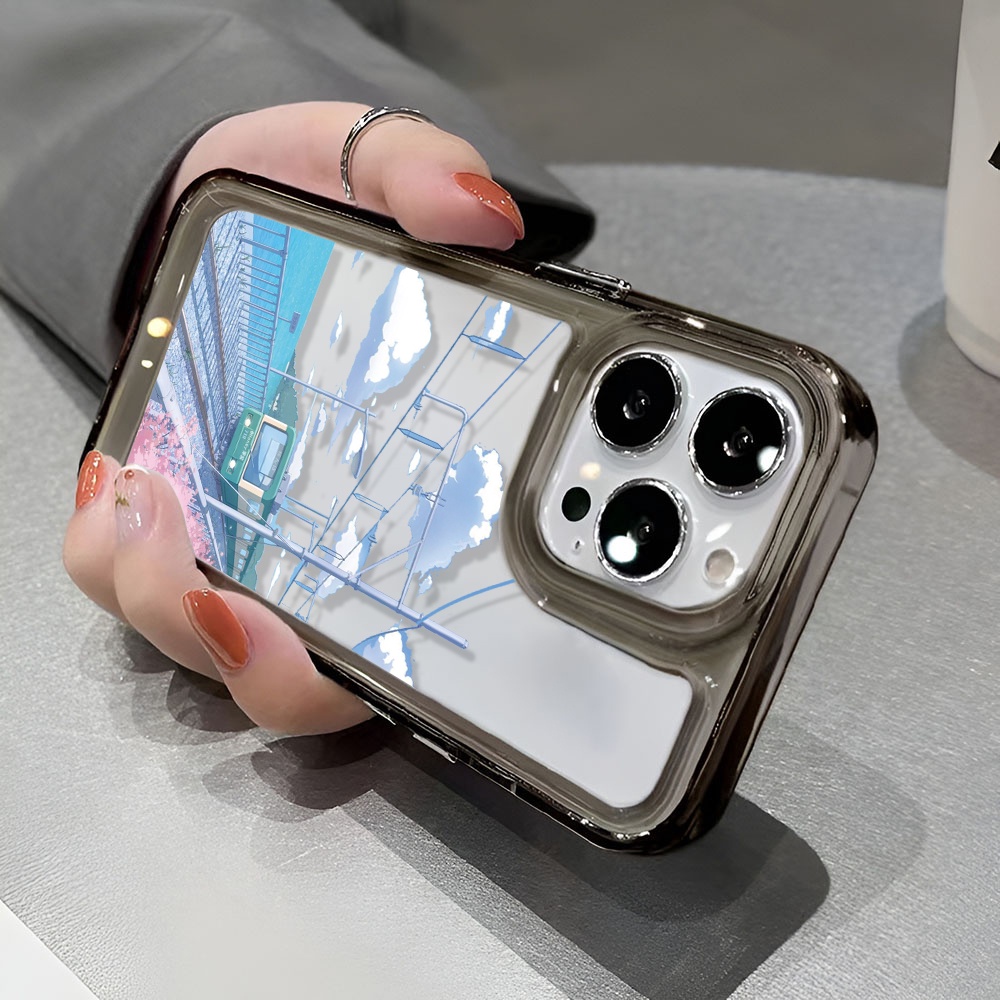 Ốp Điện Thoại Trong Suốt Hình Gấu NASA Cho iphone 14 Pro Max 13 11 12 7Plus X XR XS Max 8 7