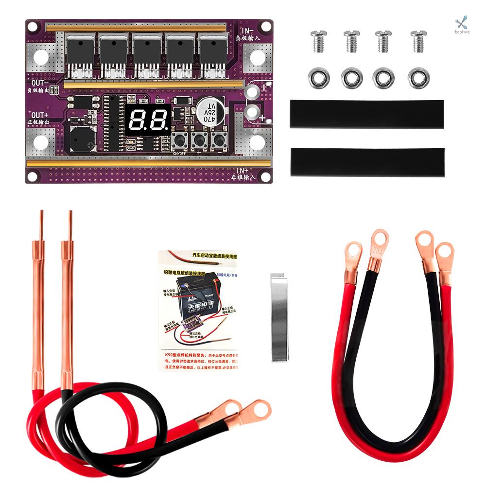 Bảng Mạch Điều Khiển 99 Bánh Răng Hàn Điện Mini Có Thể Điều Chỉnh Pin Lithium Nickel-metal Hydride Và Tấm 0.1-0.3mm