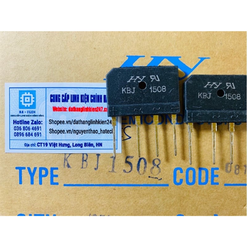 D15XB80 KBJ1508 diode cầu 15A 800V