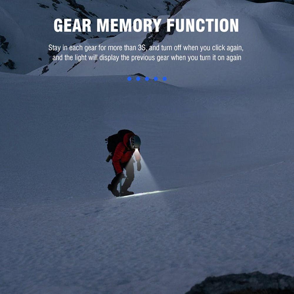 LAKAMIER Đèn Pha LED USB Công Suất Cao Siêu Sáng Có Thể Sạc Lại Mới