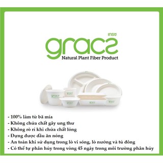 50 Chén đựng nước chấm bã mía Thái Lan 48ml (màu trắng) - thương hiệu Gracz