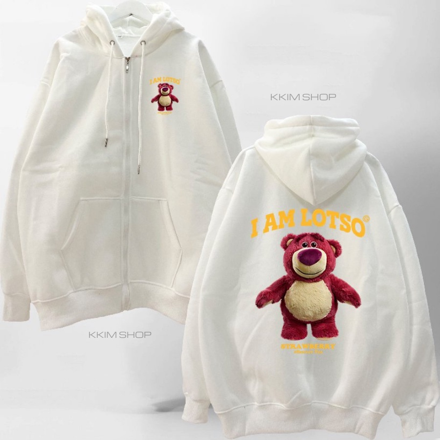 Áo Hoodie nỉ I AM LOTSO hảng nỉ bông nhiều màu sắc trẻ trung, Áo Hoodie Unisex Nam Nữ