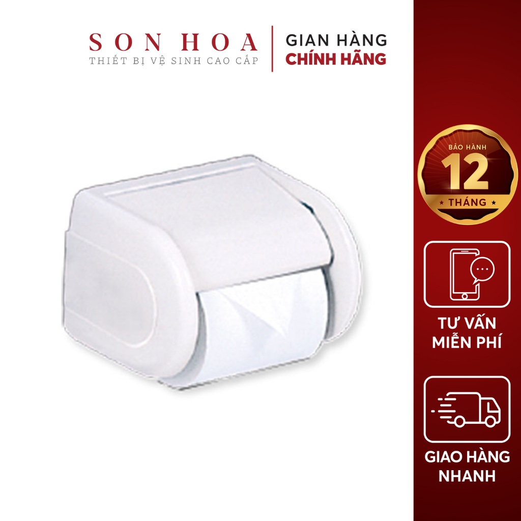 Hộp đựng giấy vệ sinh nhựa INAX CF-22H gắn tường thiết kế đơn giản, nhỏ gọ dễ dàng thay thế, lắp đặt