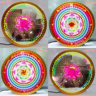 Đèn hào quang cao cấp đường kính 50cm, dùng bóng led siêu sáng, siêu bền, tiết kiệm điện.
