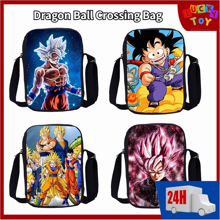 Túi Đeo Chéo Đi Học In Họa Tiết Hoạt Hình Dragon Ball Cho Bé