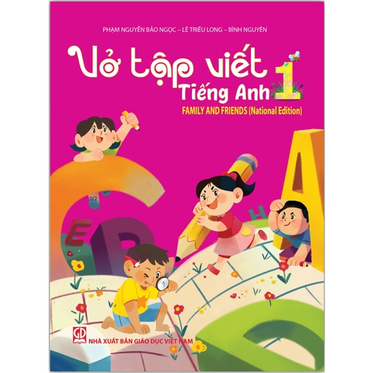 Sách - Vở tập viết Tiếng Anh 1 Family and friends - National Edition