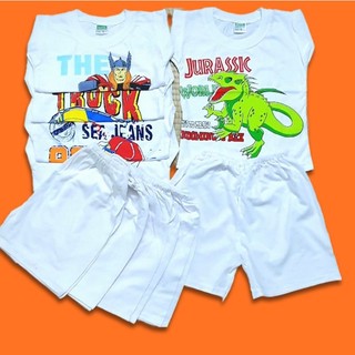 Bộ thun sát nách mặc nhà mịn mát cotton bossini cho bé