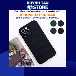 Ốp lưng iphone 12 pro max chống sốc CHỐNG BẨN 2022 bảo vệ camera phụ kiện điện thoại huỳnh tân store