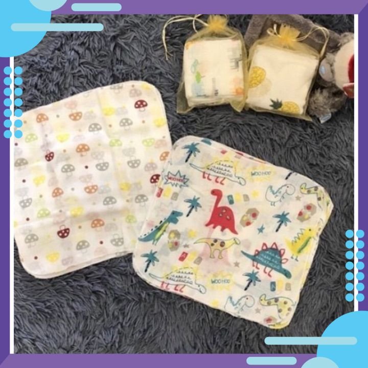 Sét 10 khăn sữa aden + anais