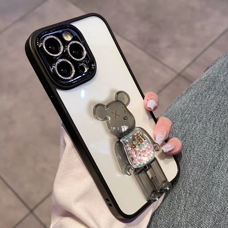 Ốp Điện Thoại Trong Suốt Chống Sốc Đính Kim Tuyến Lấp Lánh Sang Trọng Cho iPhone 14 13 12 11 Pro Max Plus