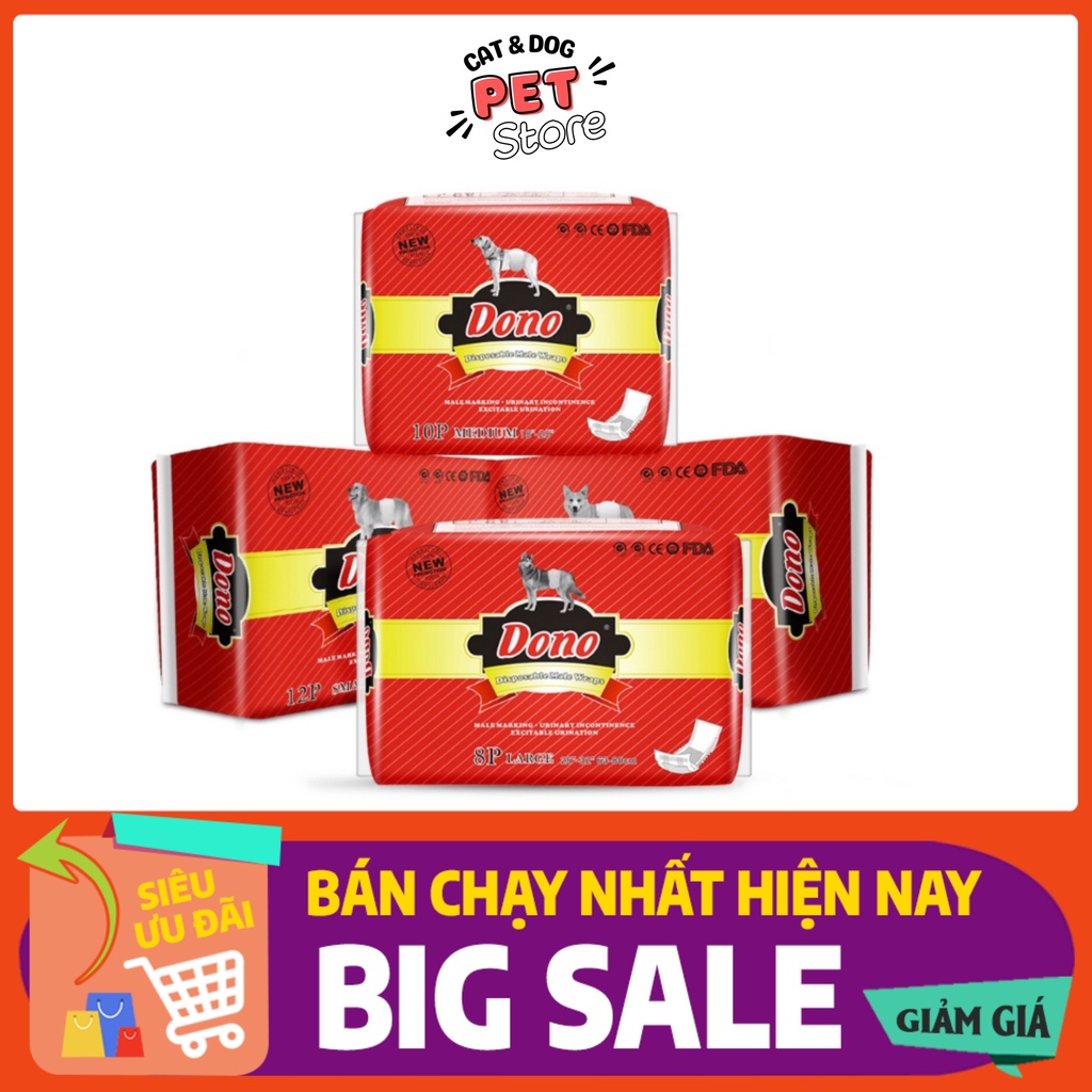 Bỉm Dono dành cho chó mèo (Đủ size)