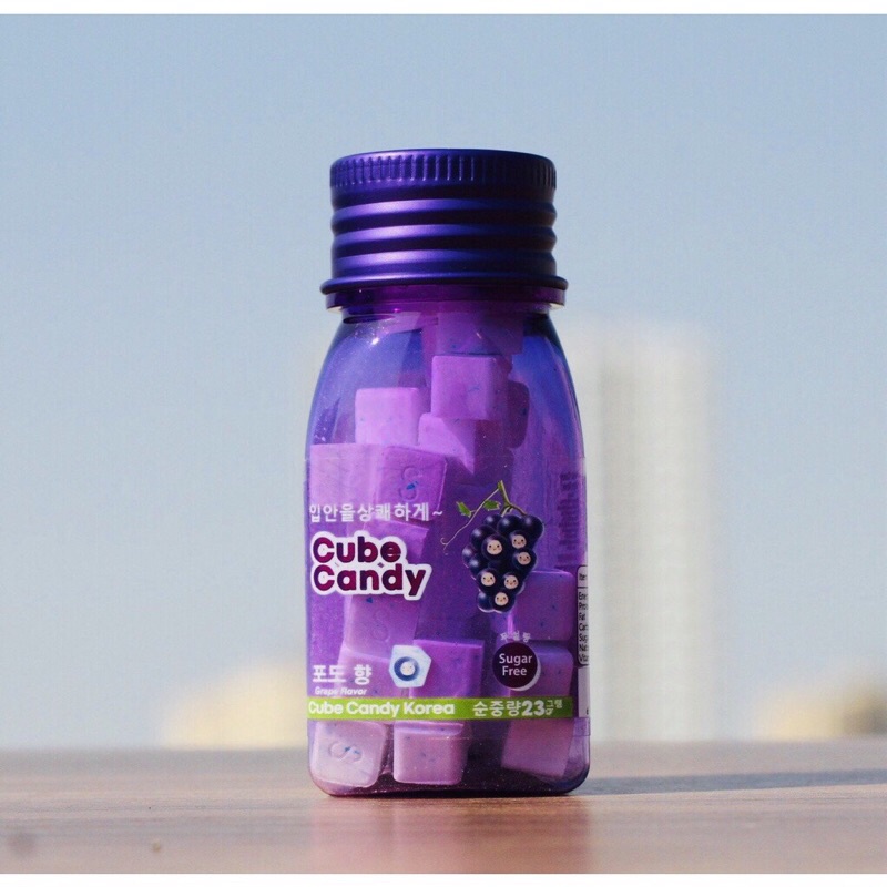 KẸO NGẬM THƠM MIỆNG THE CUBE CANDY HÀN QUỐC 23G