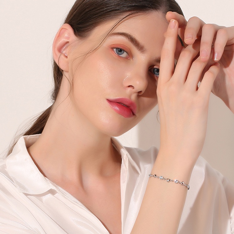 Lắc Tay Bạc Nữ || Heart Of The Ocean-Vòng Tay Bạc tự thiết kế  của M.Lady Jewelry and fashion