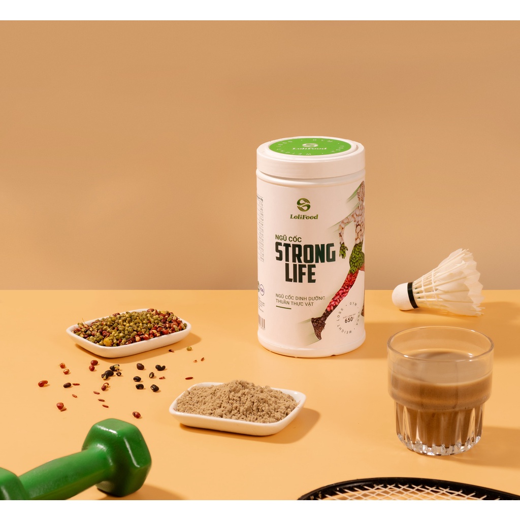 Ngũ Cốc Stronglife Lolifood, Cung cấp 14 Loại Hạt bổ sung dinh dưỡng đầy đủ - 650g