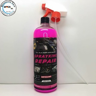 Dung dịch tẩy rửa hợp kim nhôm sprayking repair tặng kèm vòi xịt 1l