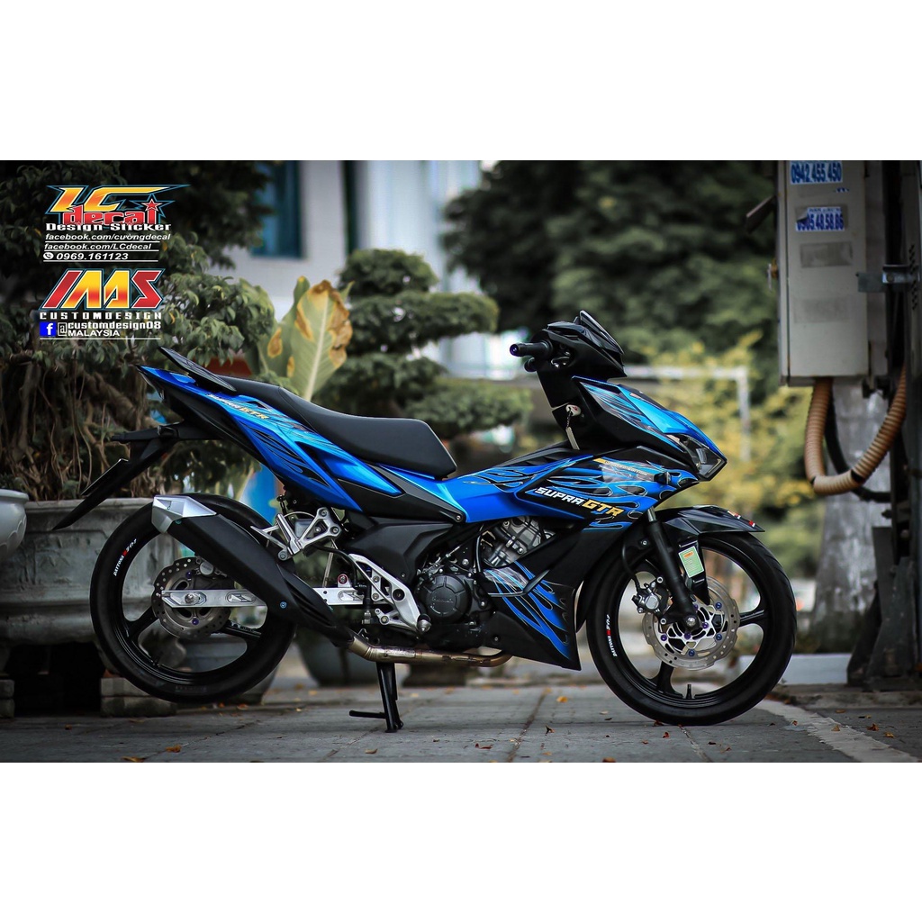 TEM RỜI Winner X mẫu lửa xanh GTR siêu hot - bền màu kháng nước