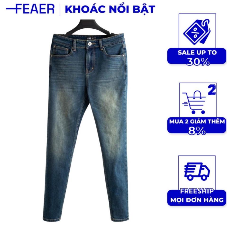 Quần jean nam FEAER DENIM chất co dãn thoáng khí vải bền bỉ SKINNY FIT THE 90S ❗ `