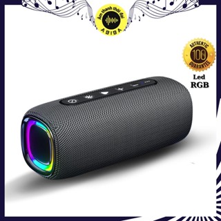 Loa bluetooth mini cầm tay ABIBA EBS có đèn led rgb âm thanh hifi chân thực