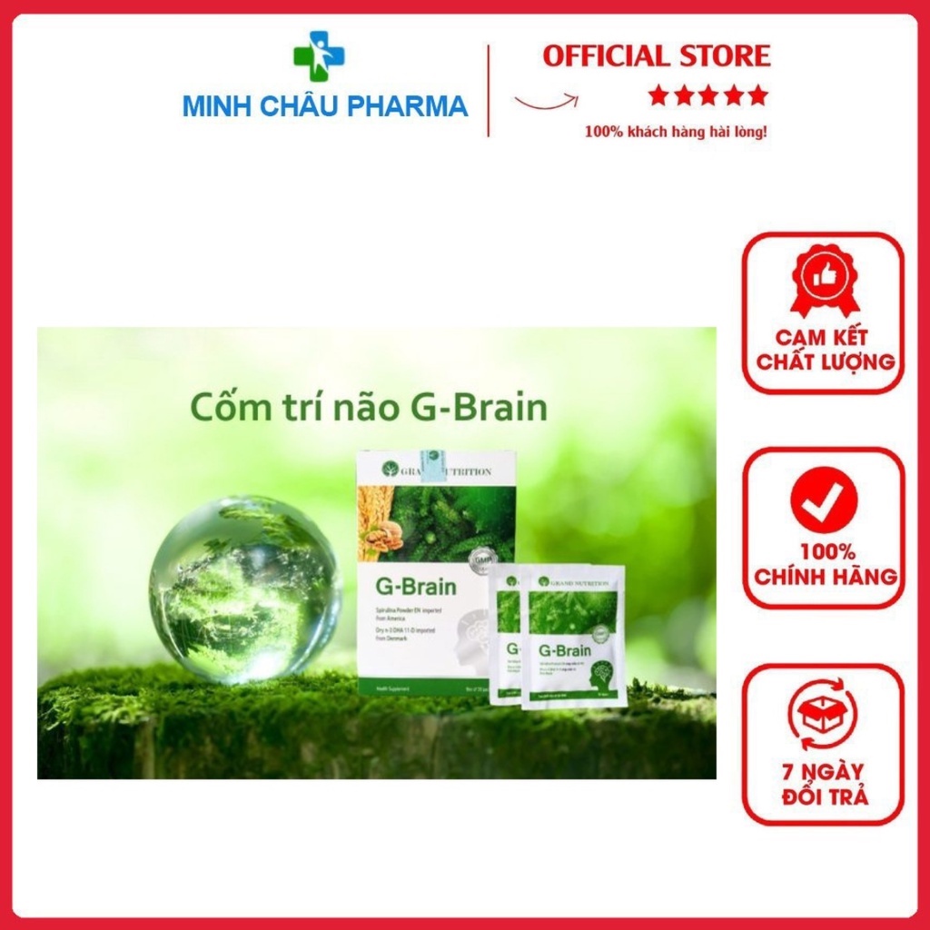 Cốm Trí Não G Brain Cốm Hỗ trợ Phát Triển Trí Não Giúp Bé Thông Minh,Phát Triển Toàn Diện