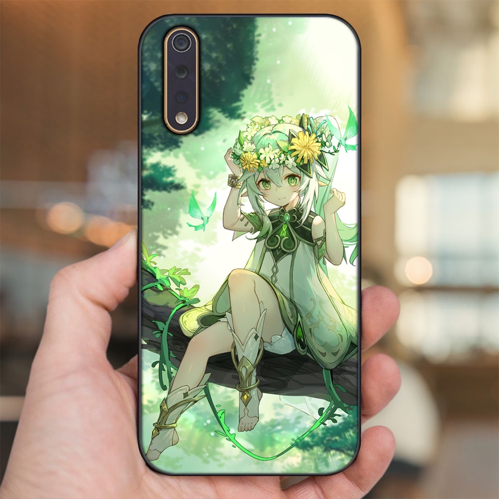 Ốp lưng Vivo S1 viền đen in hình Nahida Genshin Impact