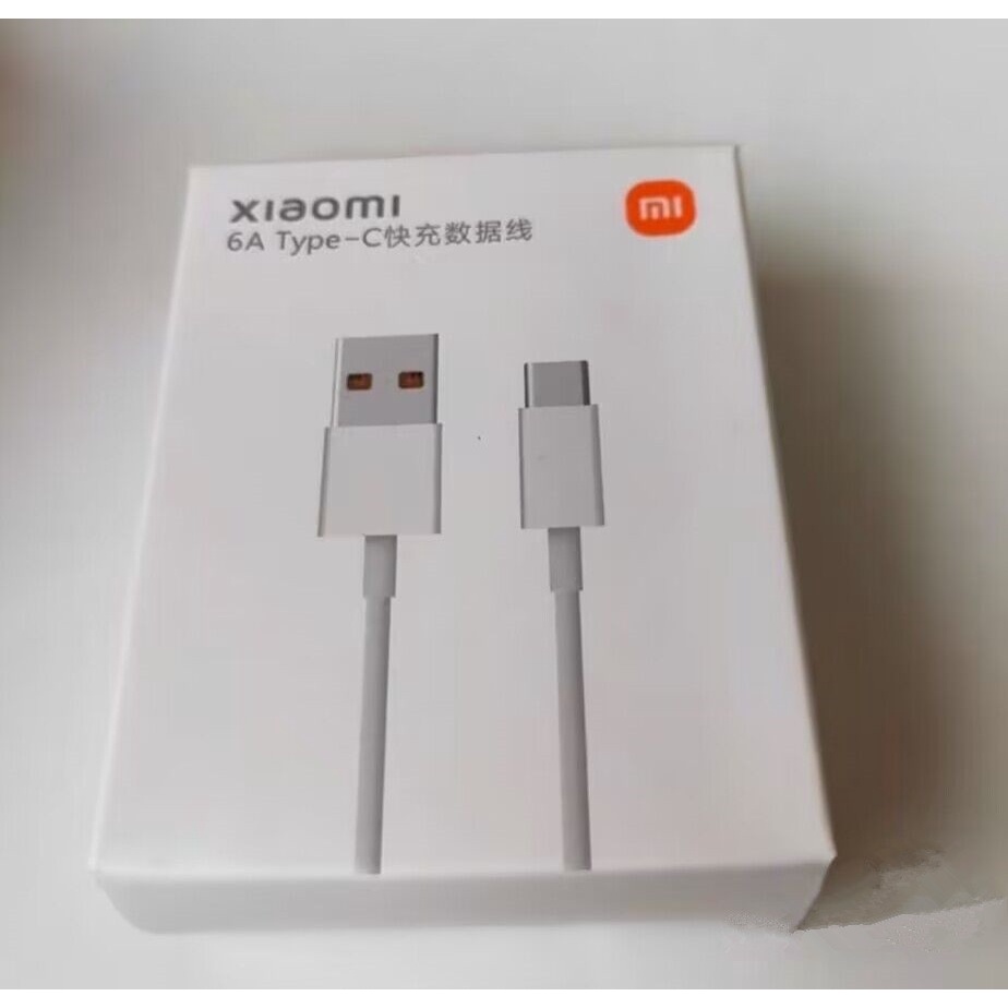 Cáp sạc Xiaomi 6A ban đầu cho cáp sạc Xiaomi 12pro Redmi 120W Cáp dữ liệu Loại C Tương thích 67W 65W 55W 33W