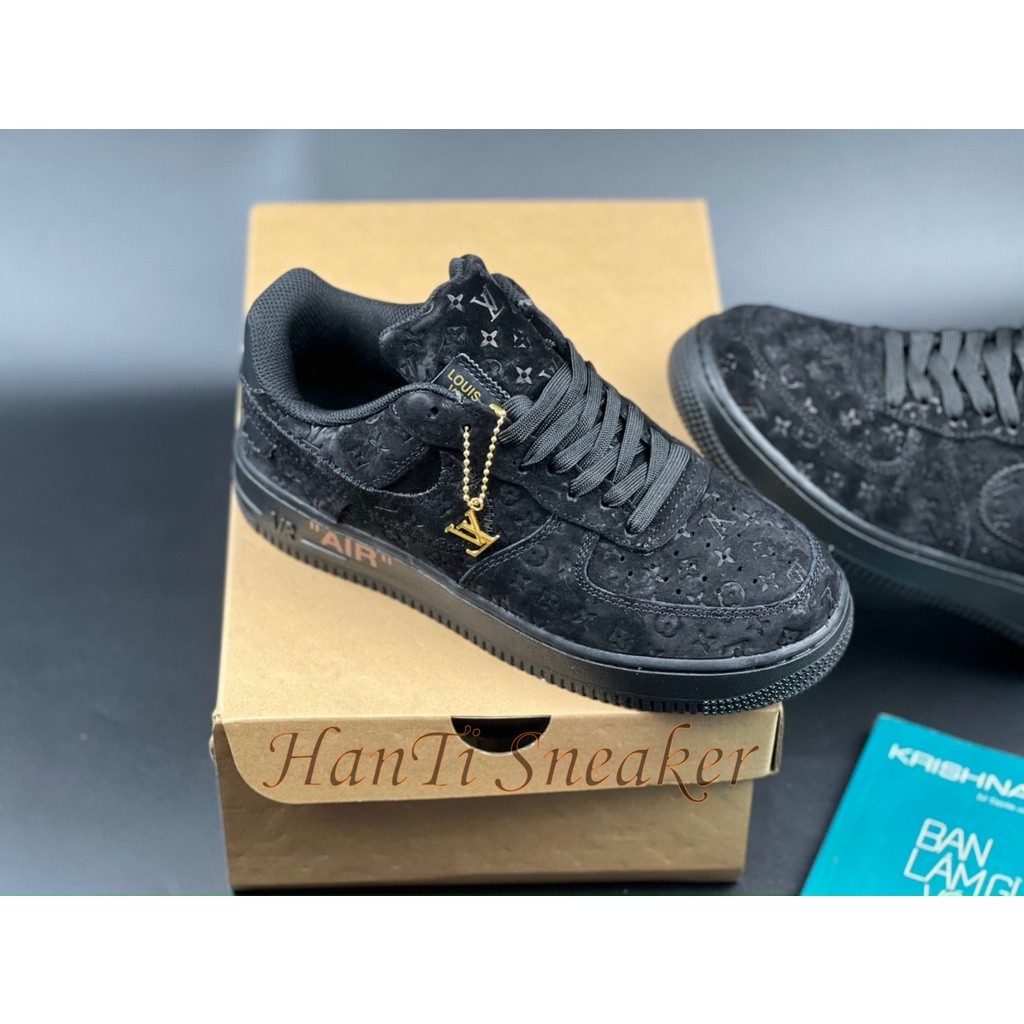 Giày thể thao /sneaker Nike Air Force 1 Low Louis Vuitton Black Đen (full box)