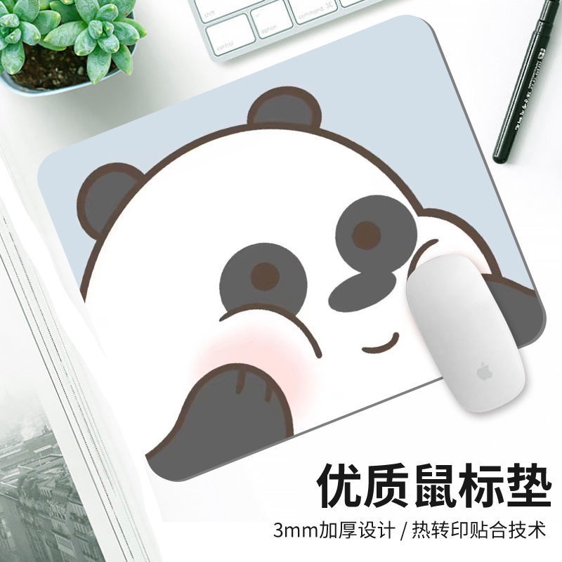 Đệm Lót Chuột Dày Dặn Chống Trượt Hình Gấu Hoạt Hình Dễ Thương